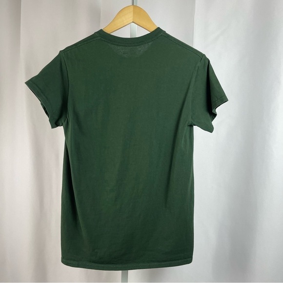 Four Seasons Bahamas Small Palm Trees Vacation Earth Tone Boho Graphic Tee - Picture 2 of 5